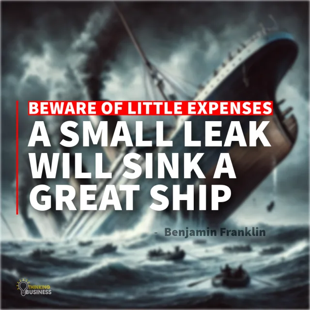 Benjamin Franklin - Small Leaks