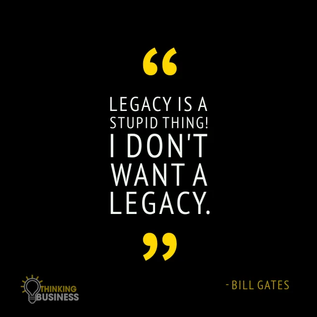Bill Gates - Legacy is Stupid